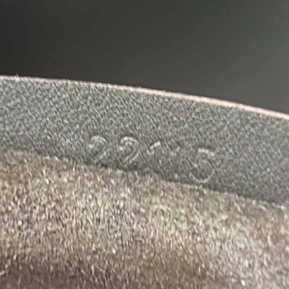 •Lanvin #22115 RARE Baratas Embossed Leather MM Tote Bag Embossed Logo Unisex - Picture 7 of 16